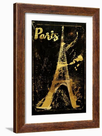 Gold Eiffel-Color Bakery-Framed Giclee Print