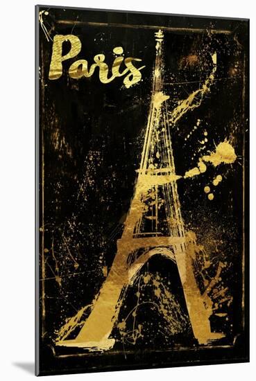 Gold Eiffel-Color Bakery-Mounted Giclee Print