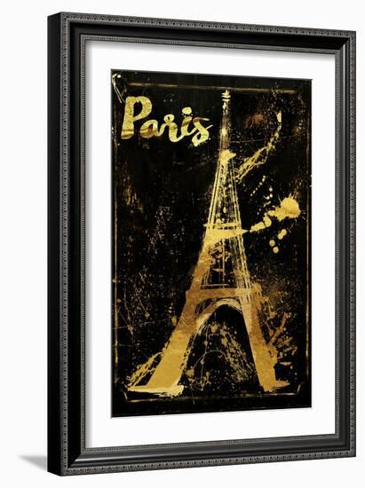 Gold Eiffel-Color Bakery-Framed Giclee Print