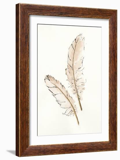 Gold Feathers I-Chris Paschke-Framed Art Print