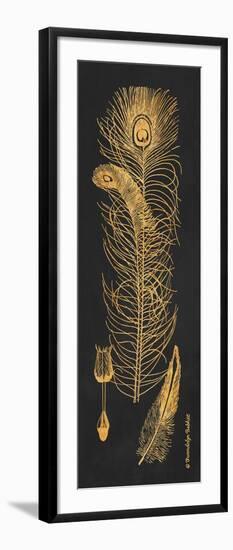 Gold Feathers II-Gwendolyn Babbitt-Framed Art Print