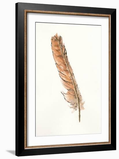 Gold Feathers II-Chris Paschke-Framed Art Print