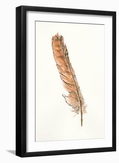 Gold Feathers II-Chris Paschke-Framed Art Print