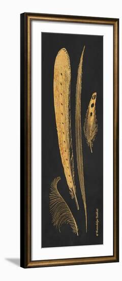 Gold Feathers IV-Gwendolyn Babbitt-Framed Art Print