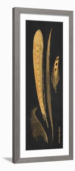 Gold Feathers IV-Gwendolyn Babbitt-Framed Art Print