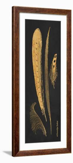 Gold Feathers IV-Gwendolyn Babbitt-Framed Art Print