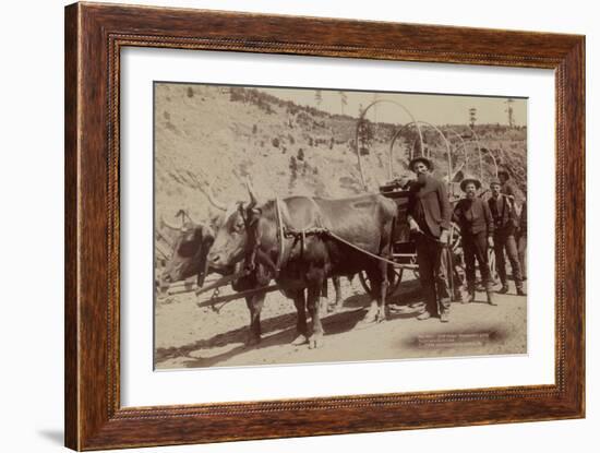 Gold Fever. Prospectors Going to the New Gold Field-John C.H. Grabill-Framed Art Print