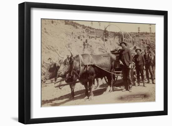 Gold Fever. Prospectors Going to the New Gold Field-John C.H. Grabill-Framed Art Print