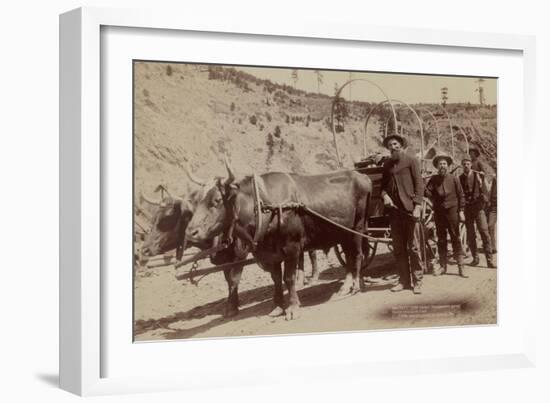 Gold Fever. Prospectors Going to the New Gold Field-John C.H. Grabill-Framed Art Print