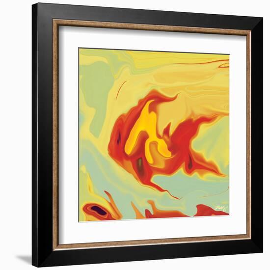 Gold Fish 2-Rabi Khan-Framed Art Print
