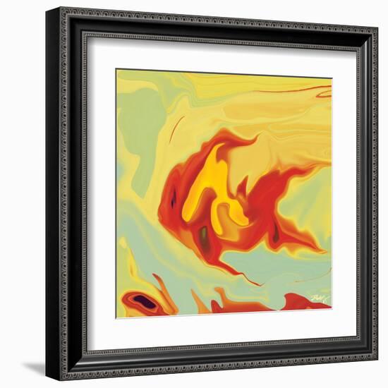 Gold Fish 2-Rabi Khan-Framed Art Print