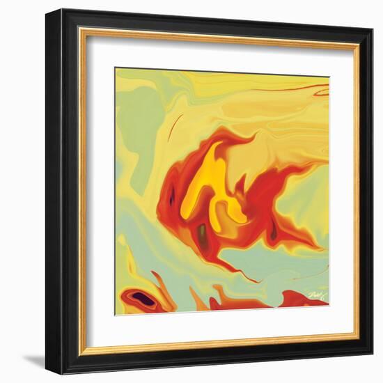 Gold Fish 2-Rabi Khan-Framed Art Print