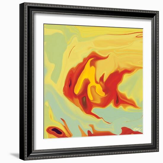 Gold Fish 2-Rabi Khan-Framed Art Print