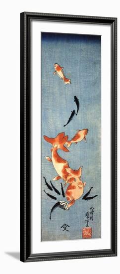 Gold Fish-Kuniyoshi Utagawa-Framed Giclee Print