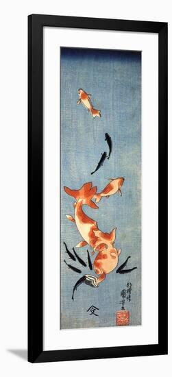 Gold Fish-Kuniyoshi Utagawa-Framed Giclee Print