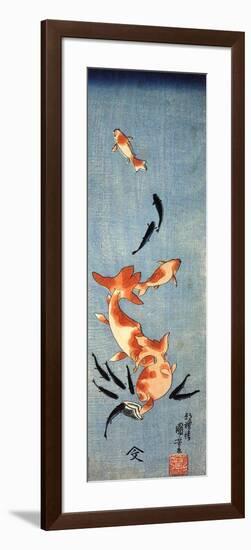Gold Fish-Kuniyoshi Utagawa-Framed Giclee Print