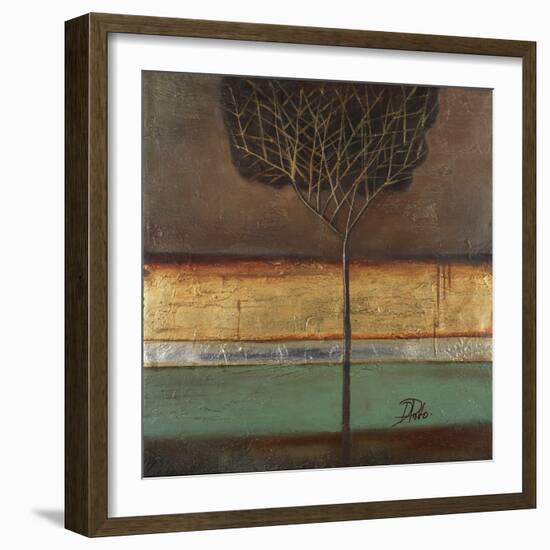 Gold Forest II-Patricia Pinto-Framed Premium Giclee Print