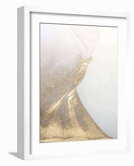 Gold Fusion VI-Julia Contacessi-Framed Art Print