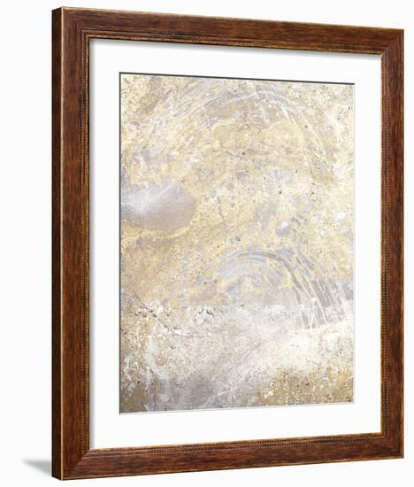 Gold Fusion VII-Julia Contacessi-Framed Art Print