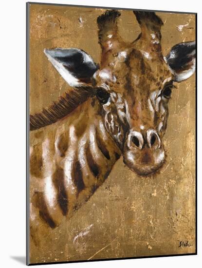 Gold Giraffe-Patricia Pinto-Mounted Art Print