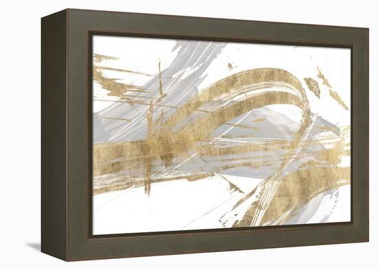 Gold & Grey II-Studio W-Framed Stretched Canvas