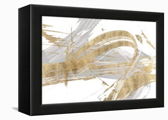 Gold & Grey II-Studio W-Framed Stretched Canvas