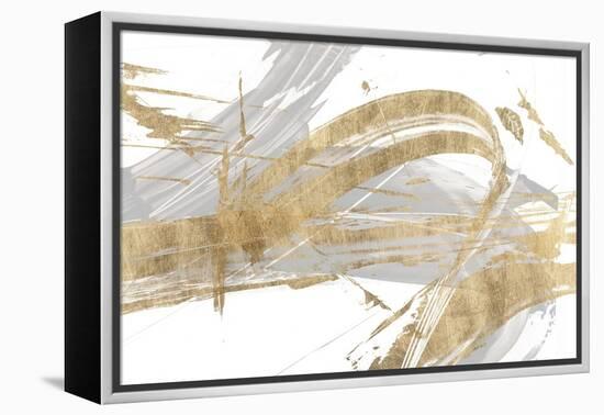 Gold & Grey II-Studio W-Framed Stretched Canvas