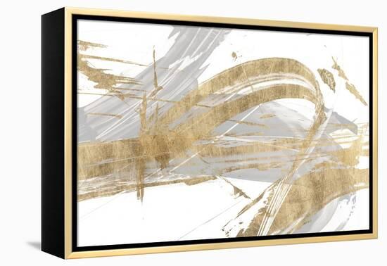 Gold & Grey II-Studio W-Framed Stretched Canvas