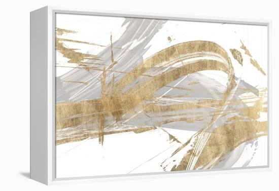 Gold & Grey II-Studio W-Framed Stretched Canvas