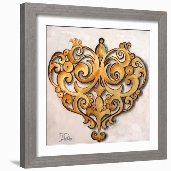 Gold Heart-Patricia Pinto-Framed Art Print