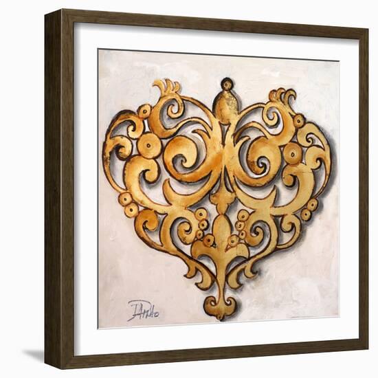 Gold Heart-Patricia Pinto-Framed Art Print