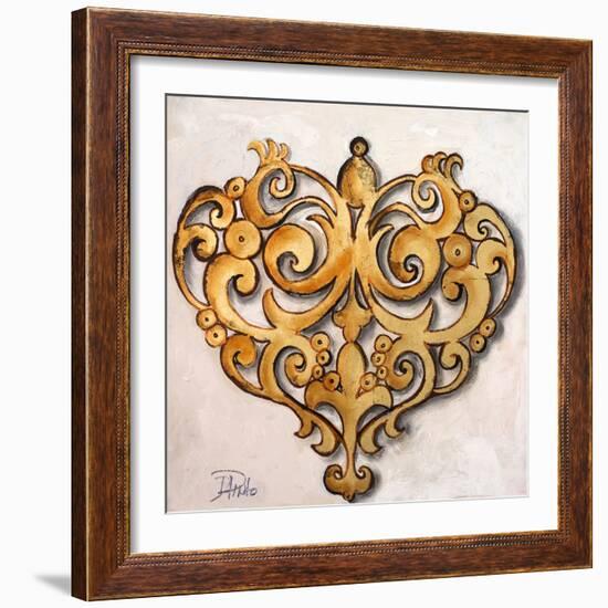 Gold Heart-Patricia Pinto-Framed Art Print