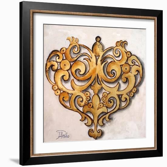 Gold Heart-Patricia Pinto-Framed Art Print