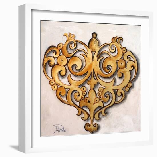 Gold Heart-Patricia Pinto-Framed Art Print