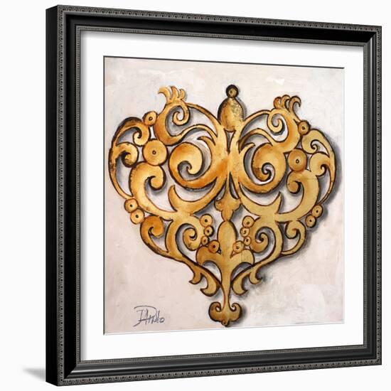 Gold Heart-Patricia Pinto-Framed Art Print