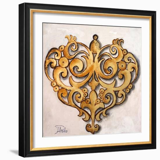 Gold Heart-Patricia Pinto-Framed Art Print