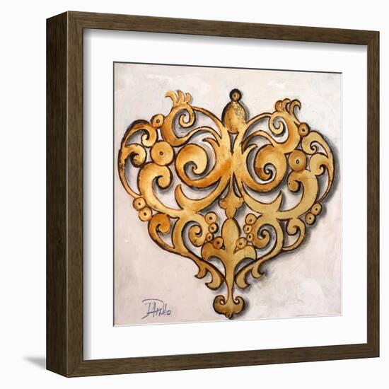 Gold Heart-Patricia Pinto-Framed Art Print