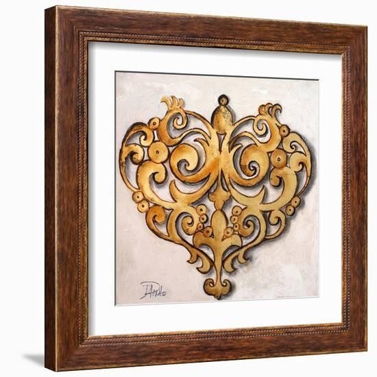 Gold Heart-Patricia Pinto-Framed Art Print