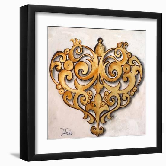 Gold Heart-Patricia Pinto-Framed Art Print