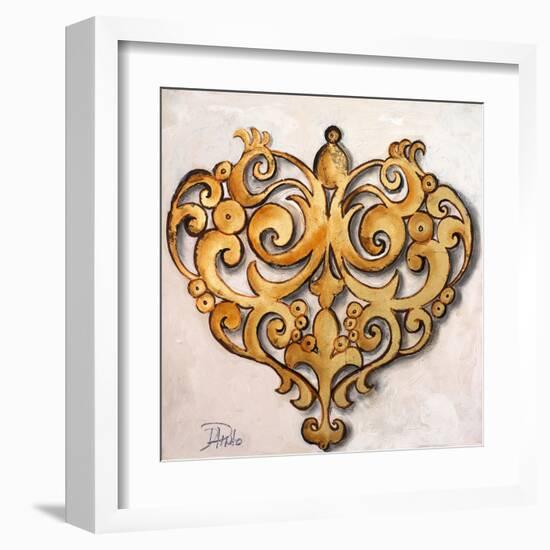 Gold Heart-Patricia Pinto-Framed Art Print