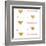 Gold Hearts and Arrows-Sd Graphics Studio-Framed Art Print