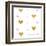 Gold Hearts and Arrows-Sd Graphics Studio-Framed Art Print