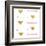 Gold Hearts and Arrows-Sd Graphics Studio-Framed Art Print