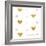 Gold Hearts and Arrows-Sd Graphics Studio-Framed Art Print