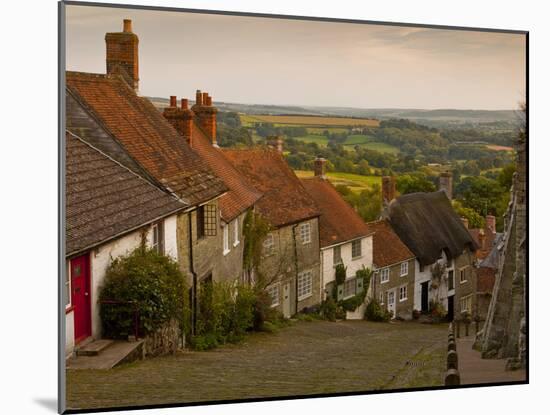 Gold Hill, Shaftesbury, Dorset, England, United Kingdom, Europe-Julian Elliott-Mounted Photographic Print