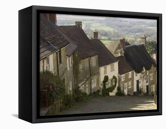 Gold Hill, Shaftesbury, Wiltshire, England, United Kingdom, Europe-James Emmerson-Framed Premier Image Canvas