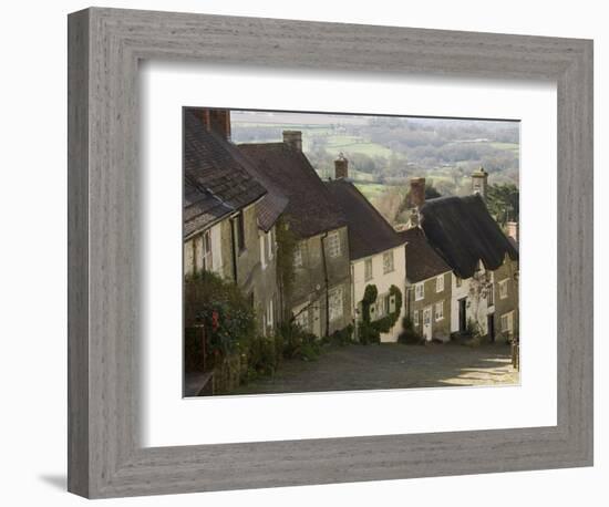 Gold Hill, Shaftesbury, Wiltshire, England, United Kingdom, Europe-James Emmerson-Framed Photographic Print