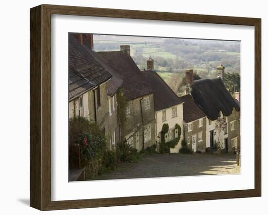 Gold Hill, Shaftesbury, Wiltshire, England, United Kingdom, Europe-James Emmerson-Framed Photographic Print