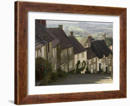 Gold Hill, Shaftesbury, Wiltshire, England, United Kingdom, Europe-James Emmerson-Framed Photographic Print