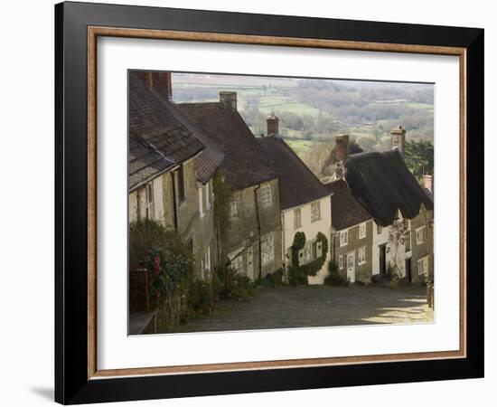 Gold Hill, Shaftesbury, Wiltshire, England, United Kingdom, Europe-James Emmerson-Framed Photographic Print